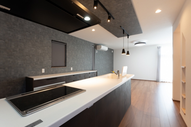 キッチン ハウスプロデュース　キズナ株式会社の施工事例 敷地と時間を有効活用できる3階建