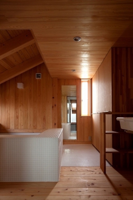 バスルーム 有限会社ピュア・ハウジングの施工事例 pure wood house 姫野のいえ