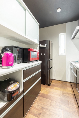 キッチン 株式会社ホームライフの施工事例 15坪の敷地を効率的に活用。2階LDKで明るく開放的な暮らし