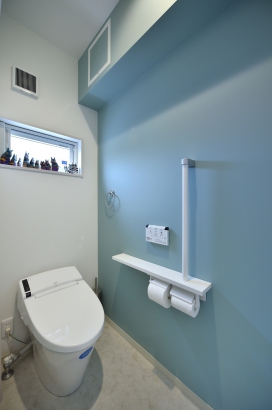 トイレ 株式会社ゼロ・コーポレーションの施工事例 毎日の暮らしを楽しむ　都会をイメージしたモダンテイストの平屋