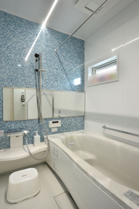 浴室 株式会社ゼロ・コーポレーションの施工事例 毎日の暮らしを楽しむ都会的な平屋住宅