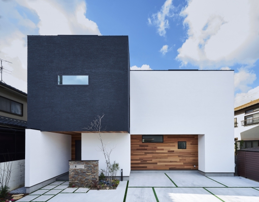 外観 es ARCHITECT株式会社の施工事例 SHIKAKU / しかっこいい家 (四角くて、かっこいい)　