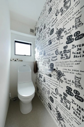 トイレ es ARCHITECT株式会社の施工事例 COZY/念願のプライベートテラスがある家
