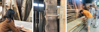 【完全予約制】天然木一枚板を見ながら青… 天然木の家　HODAKA 一級建築士事務所 