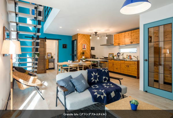 Grande blu（グランデブルスタイル） 株式会社ハウス工芸社の施工事例 【casa rozzo】好きを基準に選べる5つのスタイル。「暮らし」をパッケージした家。