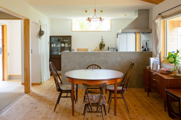 LDK 株式会社ハウス工芸社の施工事例 【casa cago】ライフスタイルにフィットした、6畳のピースを組み合わせる家。