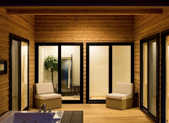 洗練されたオリジナルのデザイン 株式会社ハウス工芸社の施工事例 【casa cago】ライフスタイルにフィットした、6畳のピースを組み合わせる家。