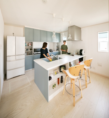 キッチン 株式会社富士住建の施工事例 開放的で贅沢な平屋の家